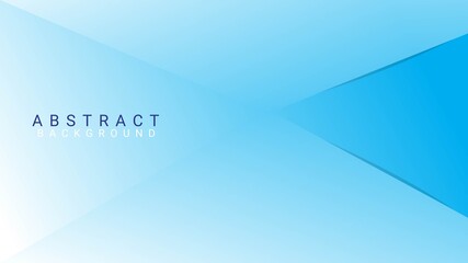 Poster - blue and white gradient abstract background. vector illustration