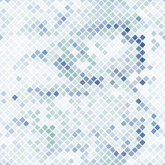 Poster - Pattern of vector mosaic in the oriental style.