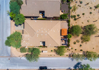 Wall Mural - Arizona Neighborhood drone