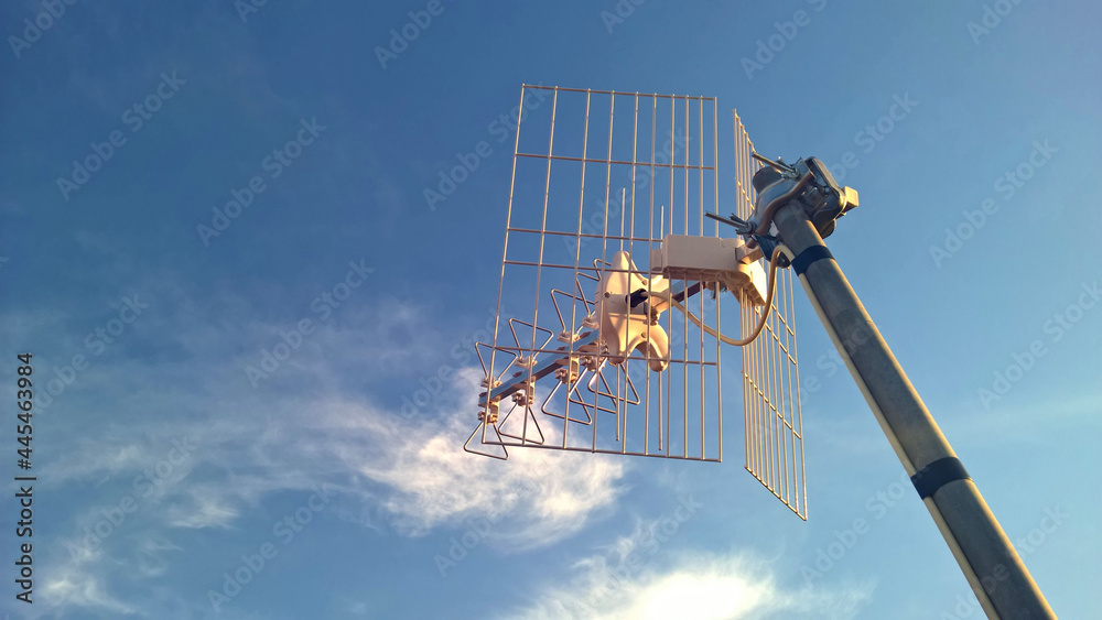 Antenna per ricezione Digitale terrestre - obrazy, fototapety, plakaty 