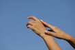 © Erika - Life. hands on sky. Lifestyle. Hands