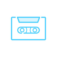 Illustration Vector Graphic of Cassette icon