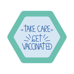 Canvas Print - Get vaccined design