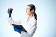 © SHOTPRIME STUDIO - woman scientist laboratory chemistry and biotechnology research
