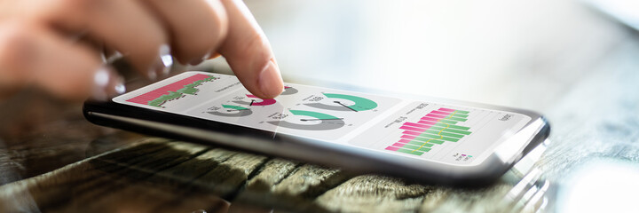 Poster - Predictive Business KPI Data Technology Dashboard