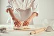 © SHOTPRIME STUDIO - kneading dough in the kitchen rolling pin baking homework