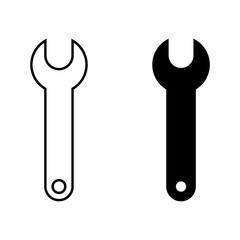 Wall Mural - Wrench vector icon