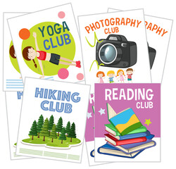 Wall Mural - many different books isolated
