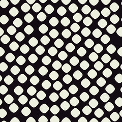 Aufkleber - White paving stone. Vector seamless pillows andblack background.