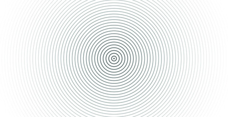Abstract vector circle background. Gradient retro line pattern design. Monochrome graphic. Circle for sound wave. vector illustration