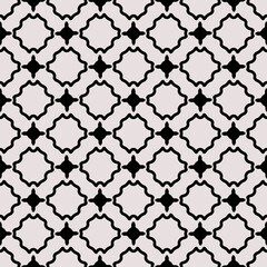 Poster - Seamless ornament wallpaper. Vector simple shapes.