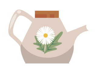 Poster - teapot with flower