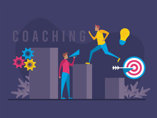 Poster - coaching business workers