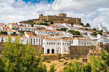 Sticker - Mertola above the Guadiana River in Portugal