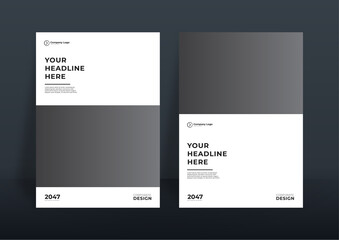 business cover design template with modern corporate concept