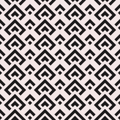 Poster - Repeated rhombs. Vector black rhombus and white background.
