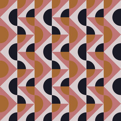 Poster - repetitive abstract vector pattern design