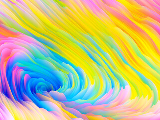 Wall Mural - Swirling Colors Wallpaper