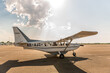 Flugzeug in Botswana