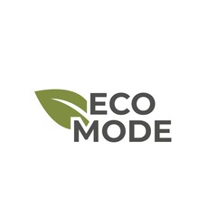 Wall Mural - eco mode icon. eco friendly and ecology symbol