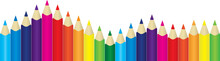 Colored Pencils Colorful Back To School Border