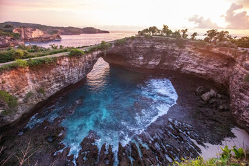 Wall Mural - Beautiful landscape on the island of Nusa Penida