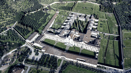 Canvas Print - Certosa of Calci, near Pisa, Italy.