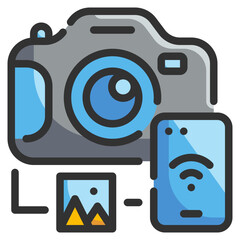 camera line icon