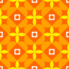 Poster - Seamless geometric pattern. Vector abstract retro background.