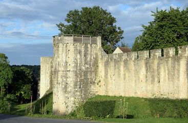 Poster - Stadtmauer in Provins, Frankreich