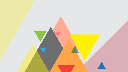 Poster - abstract geometric background. vector illustration