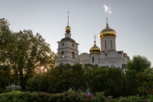 Boris And Gleb Cathedral In Borisoglebskiy Monastery In Dmitrov, Russia
