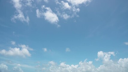 beautiful cloudscape 4k stock video footage. beautiful dead clouds slowly scatter across the sky on 