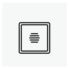 Poster - Interface vector icon. Editable stroke. Symbol in Line Art Style for Design, Presentation, Website or Apps Elements, Logo. Pixel vector graphics - Vector