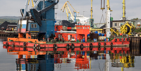 Canvas Print - Murmansk port