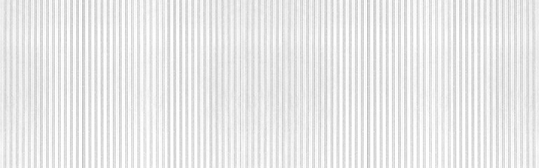 Poster - Panorama of White painted galvanized fence texture and background seamless