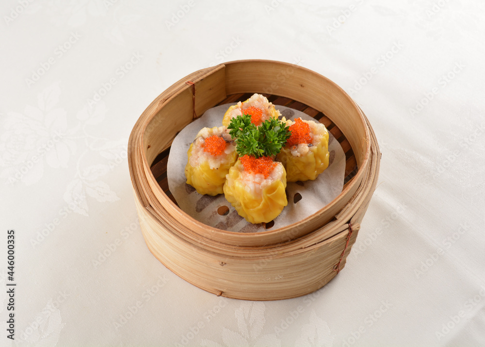 Meat Ball Cod Roe Hong Kong steamed siew mai meatball dumpling with wanton skin abalone ...