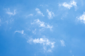 Wall Mural - beautiful blue sky clouds for background.