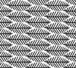 © VecTerrain - black and white abstract geometric shapes seamless pattern, vector illustration endless repeatable texture background