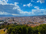 Fototapeta Do pokoju - High Angle View of Malaga City on Summer