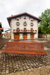 Wall Mural - typical architecture from navarra spain