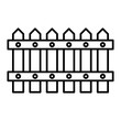 © Muhammad - Vector Fence Outline Icon Design