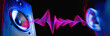 Sound wave. Transfer of sound from the speaker to the human ear. Loud noise. Deafness.