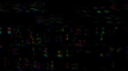 Wall Mural - glitch noise distortion of broken video empty background, vhs effect, glitch digital pixel noise. st