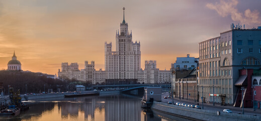 Wall Mural - Kotelnicheskaya Embankment building