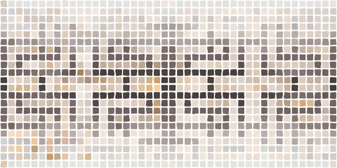 Poster - Pattern of vector mosaic in the oriental style.