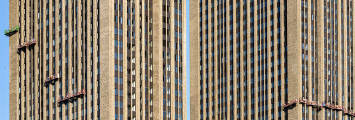 Wall Mural - Window washing