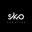 SKO Letter Initial Logo Design Template Vector Illustration