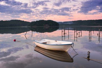  Stensjön - Fishing Boat - Early morning - Mölndal - Sweden