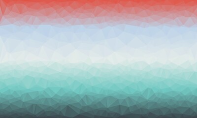 Canvas Print - vibrant abstract colorful polygonal background